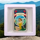 CMG Mint - Welcome to Canada - 1 oz Blue Enameled .999 Fine Silver Bar - #24/40