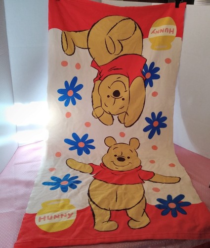 Vintage Winnie The Pooh Beach Bath Towel Disney 49x25” Jay Franco & Son