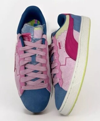PUMA x SQUID GAME SUEDE★コラボ★BLUE HORIZON/ORCHID SHADOW Men's shoes Puma x Squid Game Suede Blue Horizon-Orchid