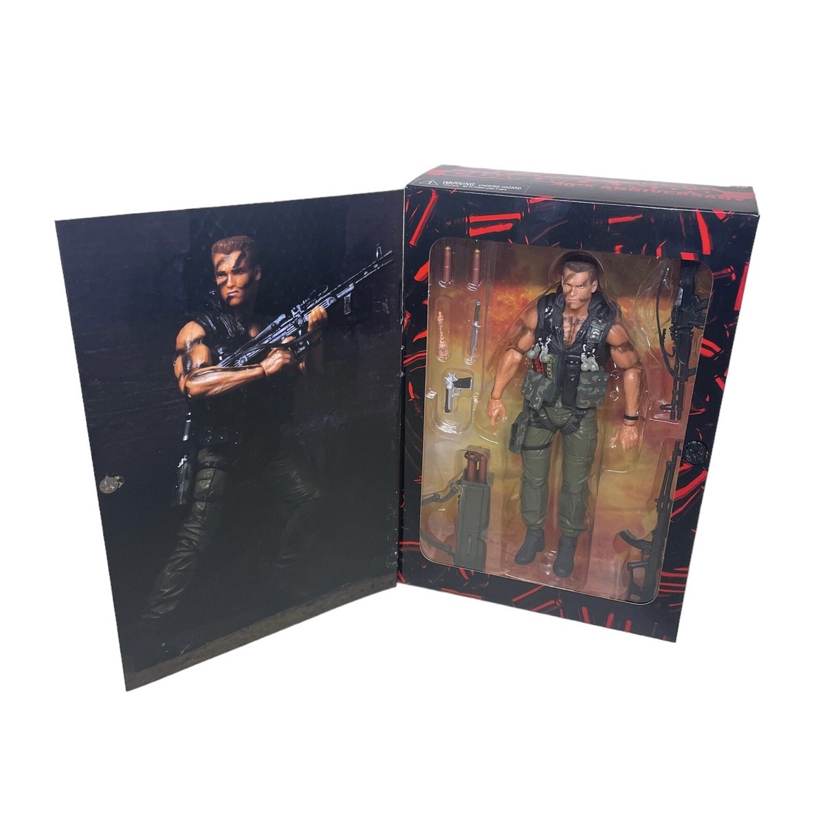 ミリタリー NECA COMMANDO ULTIMATE JOHN MATRIX NECA Commando 30th Anniversary Commando Action Figure