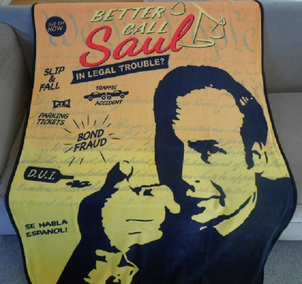 New Better Call Saul Plush Throw Gift Blanket Goodman AMC TV Show Legal