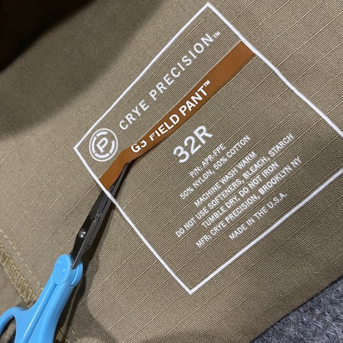 Pantalones de Campo Crye Precision G3 Adulto 32 Regular 32R Beige Ripstop Tactical Ranger - Imagen 24 de 24