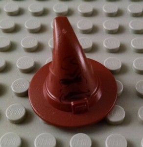 LEGO Reddish Brown Harry Potter Sorting Hat Witch Wizard Hat