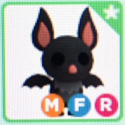 adopt bat roblox neon pet mega ride fly halloween mfr gift fossil 3x eggs
