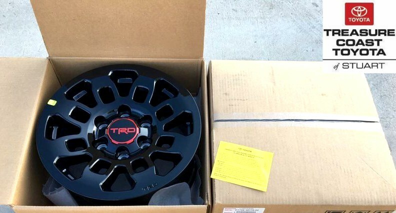 NEW OEM TOYOTA TACOMA 95-2021 TRD GLOSSY BLACK 16'' TRD PRO WHEELS SET ...