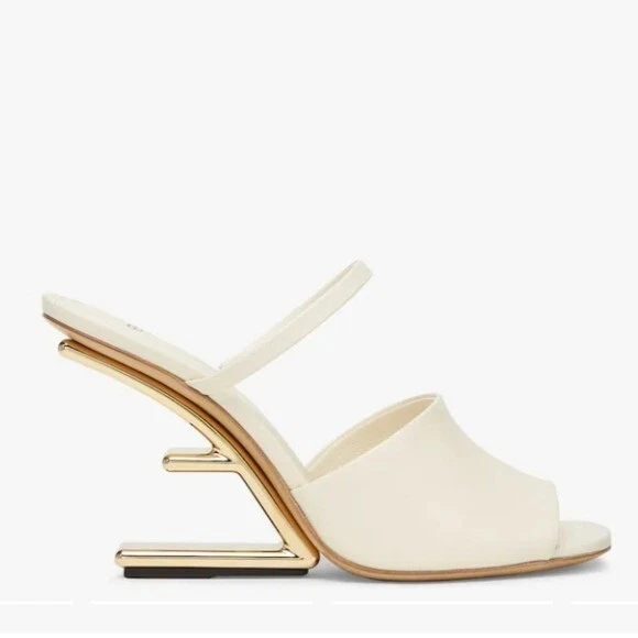 Fendi white sandals cheap