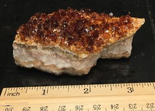 Gem Quality Natural Citrine Cabinet Display Specimen! No Reserve Auction! Reiki!