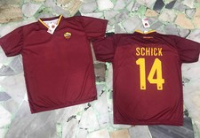 1 MAGLIA SCHICK 14 AS ROMA UFFICIALE 2017/18 JERSEY HOME CAMISETA SOTTOCOSTO