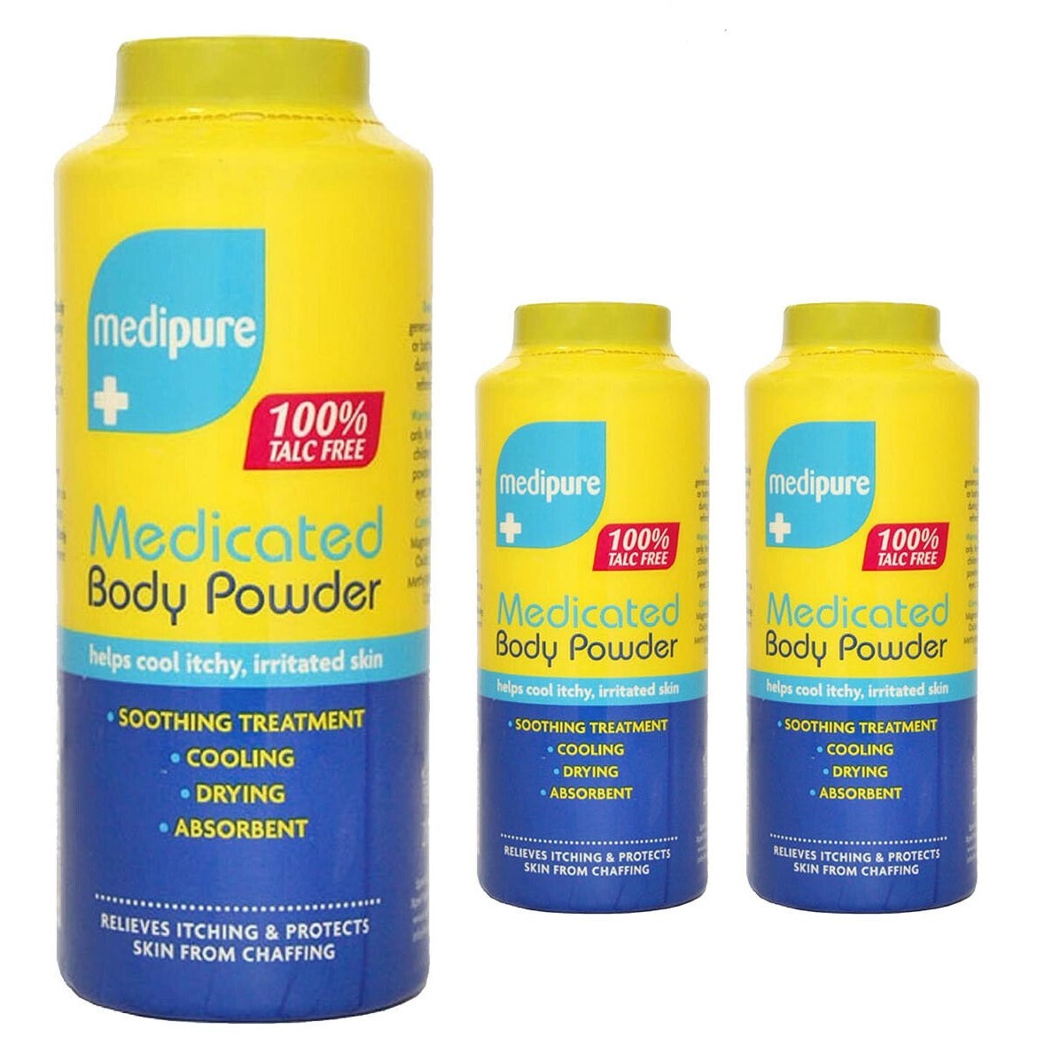 12 x MEDIPURE MEDICATED ALL OVER BODY POWDER 200gm - Image 9