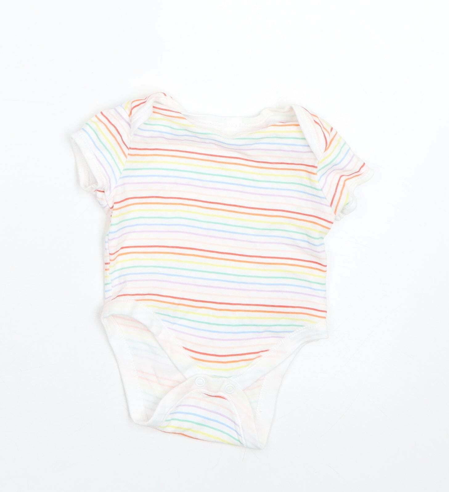 Primark Baby Cotton Blend T-Shirt Size 0-3 Months Round Ne