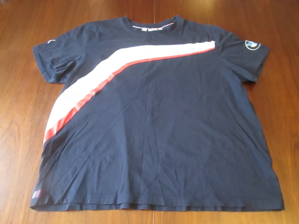 PUMA BMW MOTORSPORT T Shirt Navy Blue Size 2XL eBay