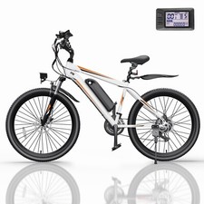 E-Bike 26" 48V 7.8Ah Electric Bicycle 500W Motor 20MPH Adult Ebike Cruise Contro