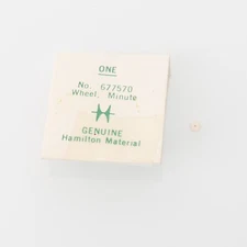 NOS Hamilton Watch Minute Wheel Part #677570 For 911, 757 New Old Stock (H13)