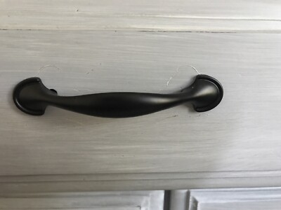 6 Pcs Set - Cosmas 3'' 6632FB Cabinet Hardware Flat Black Handle Pulls