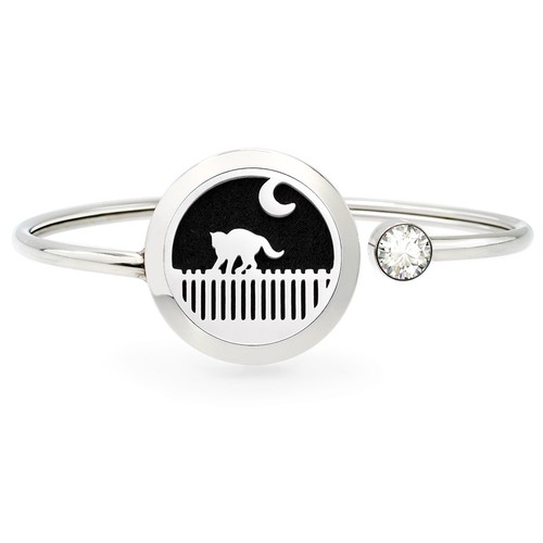 25mm  Rotatable Perfume Bangle Bracelet  Diffuser Essential Aromatherapy Locket - Picture 121 of 209