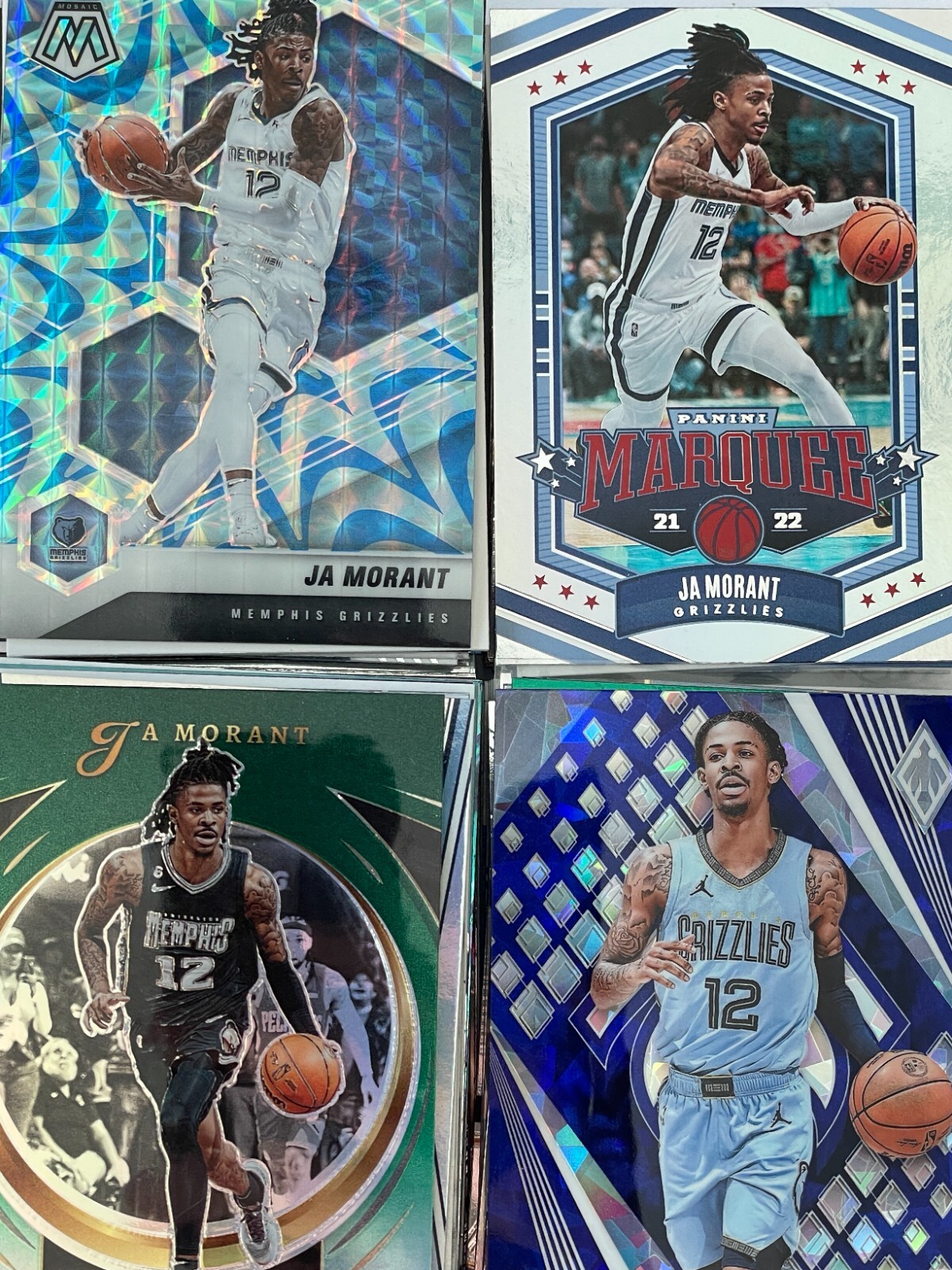 Ja Morant Basketball Cards *You Pick* Inserts, Parallels+ Revised 1/30