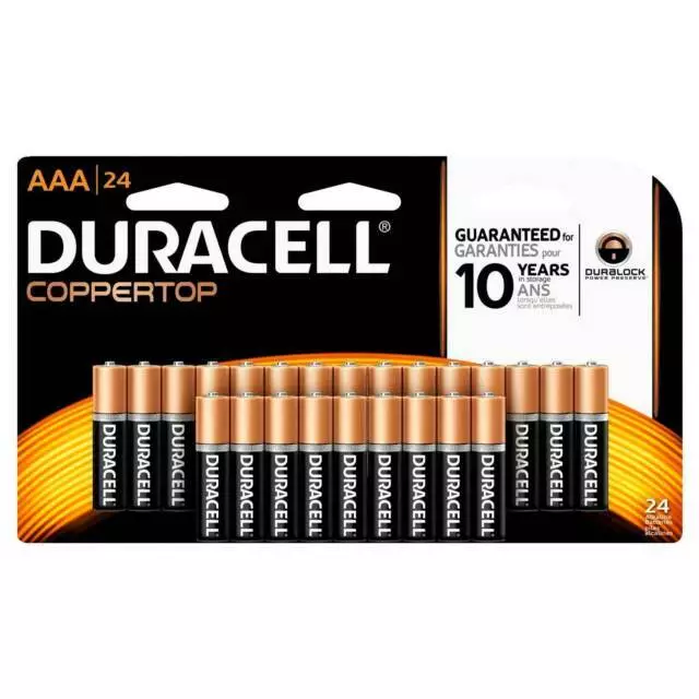 Duracell CopperTop AAA Alkaline Batteries long lasting 3 2030