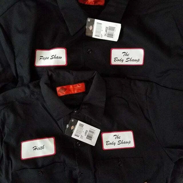 DICKIES Mens CUSTOM SCRIPT Short Sleeve Work Shirt Classic Workwear Uniform S-5X - Image 3 of 4