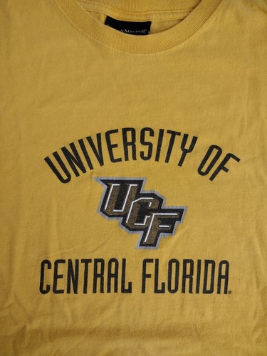 Jones & Mitchell UCF Knights Erwachsene Tee T-Shirt gold Large gebraucht, in einwandfreiem Zustand