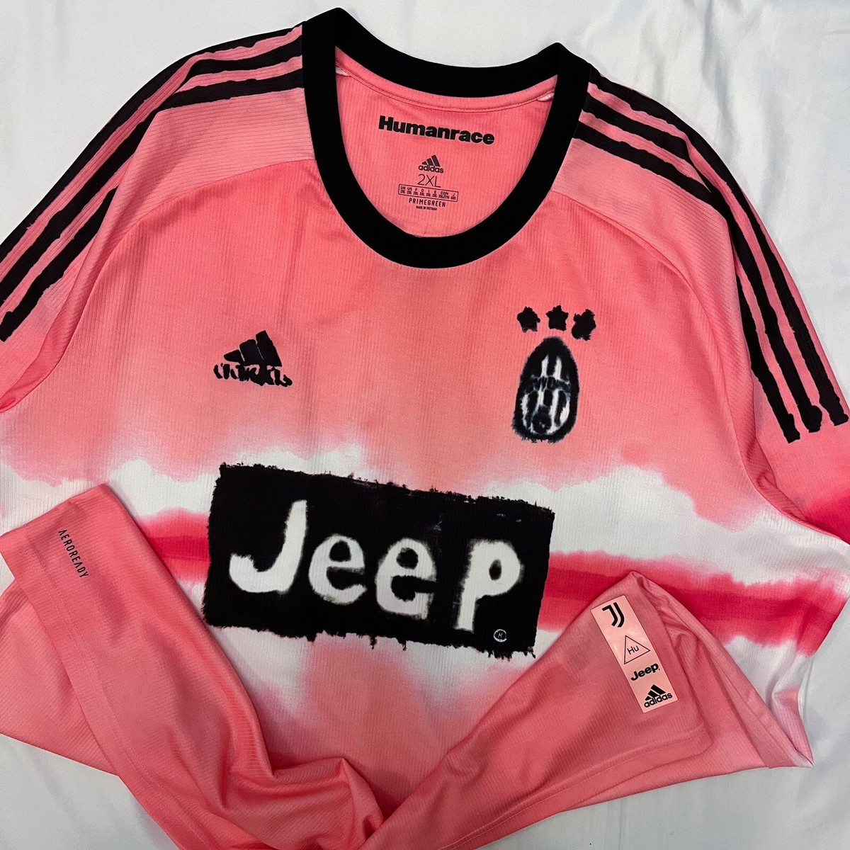Football Shirts Juventus Human Race Trikot T-shirts Adidas