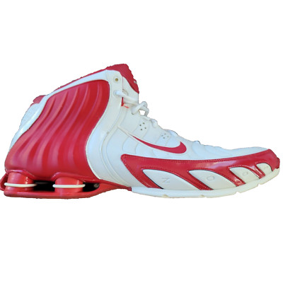 MINT-Nike Shox Lethal Zoom Flight 2005 Men's Basketball Size 18 White 311739-161