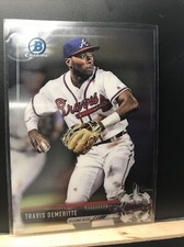 2017 Bowman Chrome Travis Demeritte —Braves