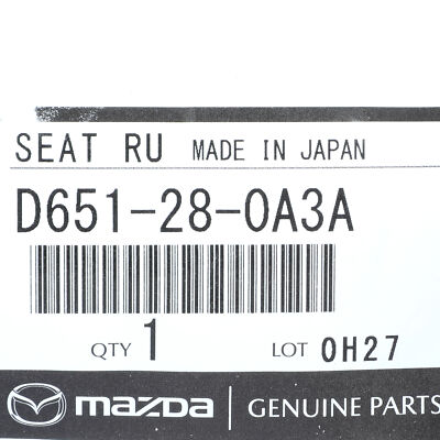 OEM Rear Suspension Lower Coil Spring Rubber Sheet 2011-2013 Mazda