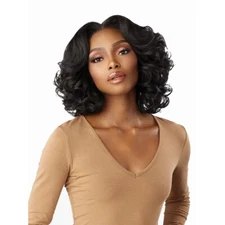 Sensationnel Curls Kinks&co Synthetic Lace Front Wig - 13x6 Kinky Body Wave 14"