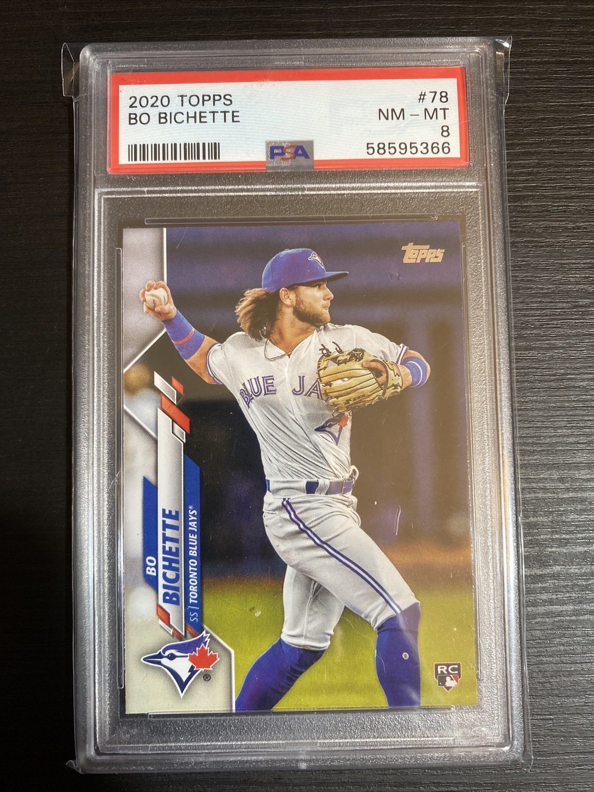 BO BICHETTE 2020 Topps Rookie Card PSA 8 Toronto Blue Jays #78 | eBay