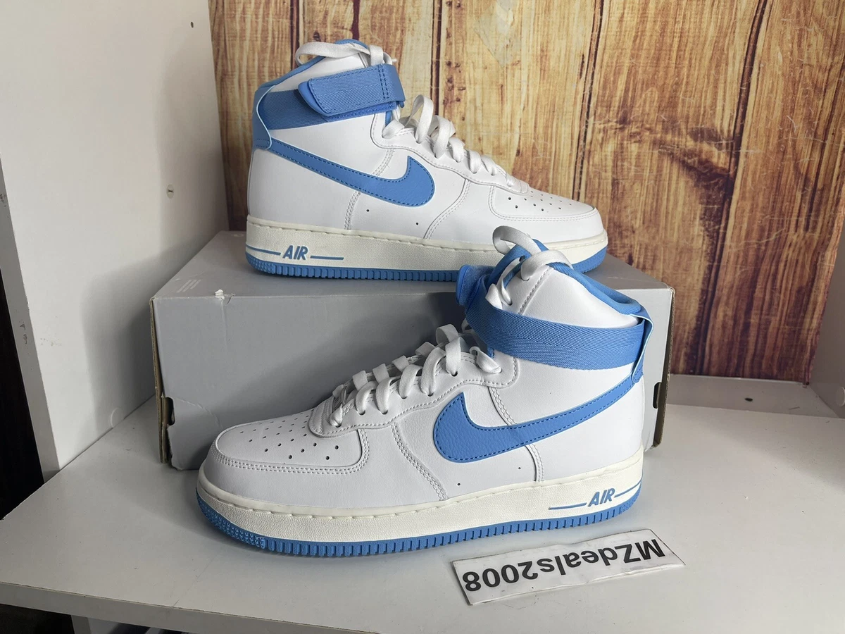 Nike Air Force 1 High OG QS Women's Shoes White/University Blue