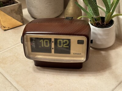 Citizen Flip Clock Vintage Solari Board Split Japan 7RD003 Meister
