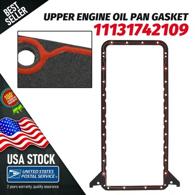 OEM 11131742109 Upper Engine Oil Pan Gasket Replacement For BMW 840Ci 1994-97