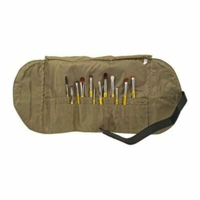 Bdellium SFX 12-teiliges Pinsel-Set Mit Doppeltasche – Bambusgriffe, Vegane Borsten, Für SFX-Make-up