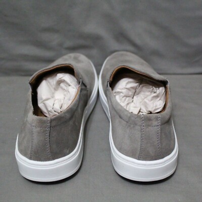 BROTHERS UNITED mens slip on gray leather low heel casual shoe s-l400.jpg main image 2