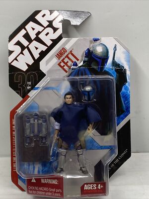 STAR WARS JANGO FETT 30TH Anniversary No.57 Attack Of The Clones Hasbro 2007