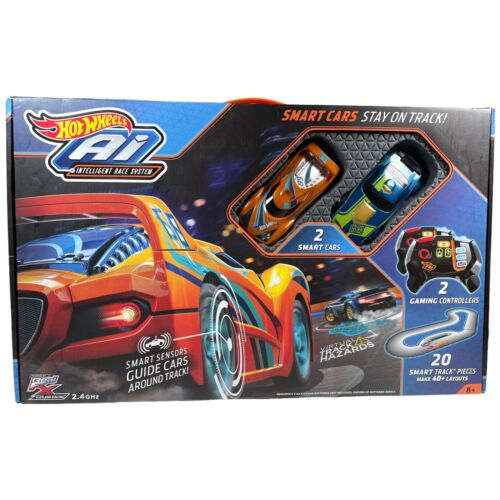 HOT WHEELS Ai SMART CARS - Intelligent Race System 3 CARS & 3 CONTROLLERS 2.4GHz - Picture 2 of 16