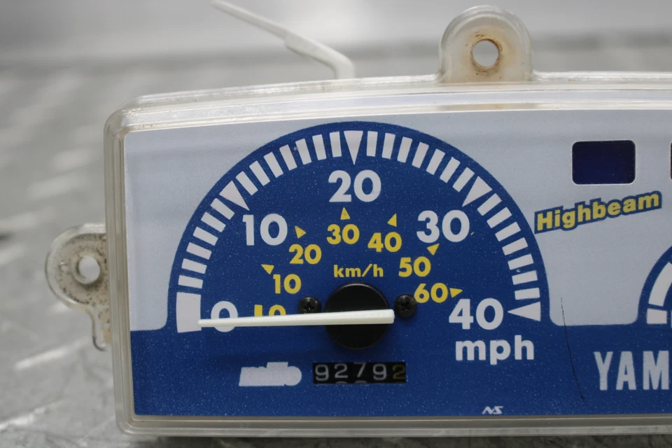 1997 Yamaha Zuma II 50 CW50 GAUGE 9,279 MILES 3ES-83510-00-00 - Image 2 of 4