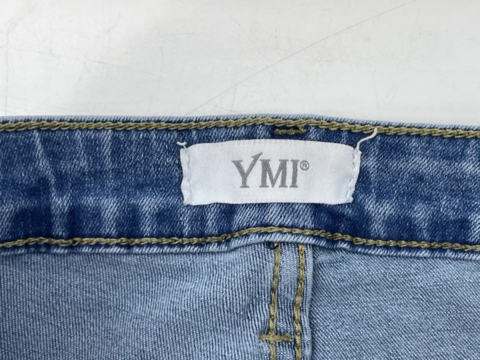 YMI Wanna Betta Butt Flare Stretch Jeans Womens Size 9 / 29 Blue Denim 27X33 - Image 3 of 4