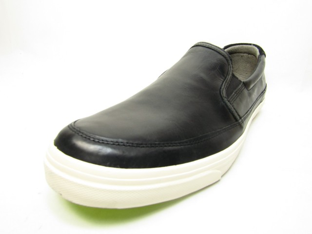 huf dylan slip on black leather