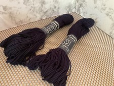 Lot of 2 Tahki Cotton Classic Yarn 3861 Dark Blue   100 Mercerized Cotton