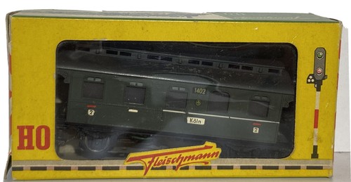 DT-36 (2) Alt Fleischmann Modellbau Gepäckwagen H0 OVP 1400 Köln 1402 2. Klasse | Zustand: Gebraucht