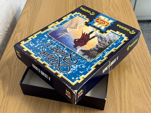Amiga Sierra Kings Quest V Vintage Game - Boxed Working -👽👾Retro Gift Idea👾👽 - Afbeelding 24 van 24