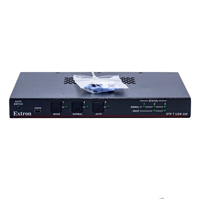EXTRON DTP T USW 233 3 Eingangsumschalter Integrierter Video- und Audio-Sender