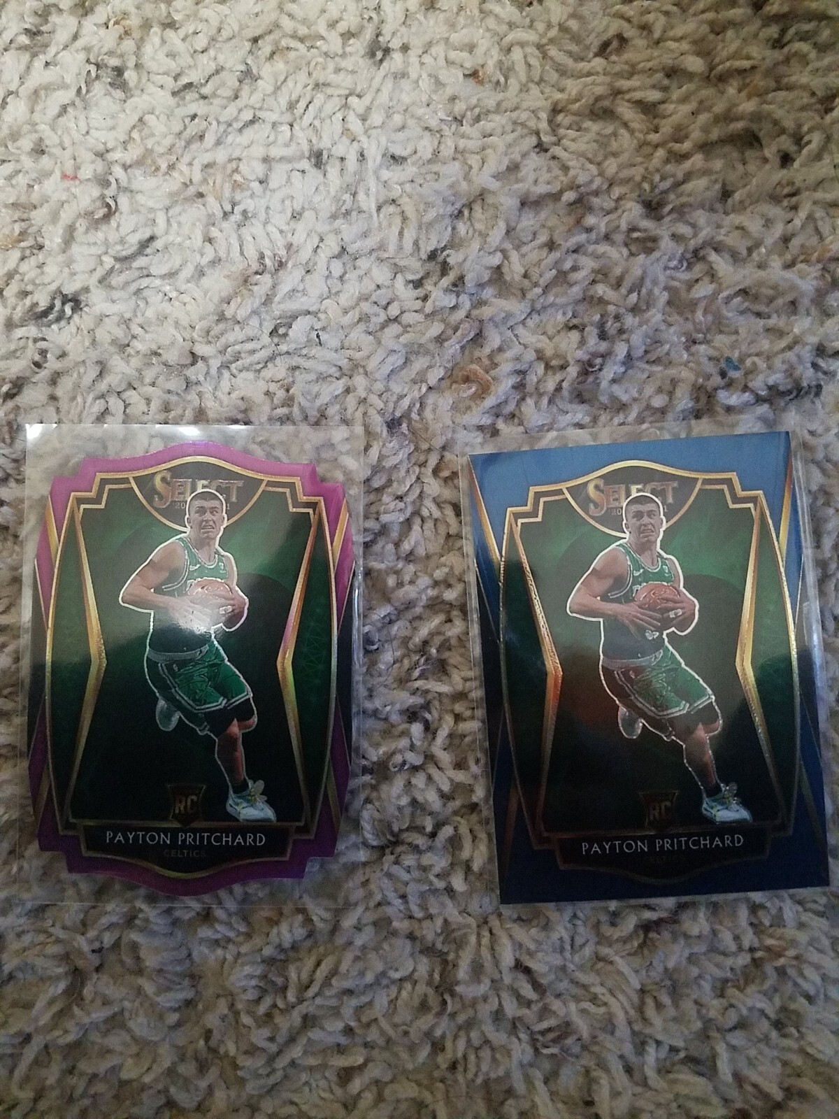 2020-21 Panini Select Purple Prizm Die Cut /99 #196 - Payton Pritchard - Celtics