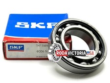 SKF 6006 N Deep Groove Ball Bearing, Open, No Seals 30x55x13 mm