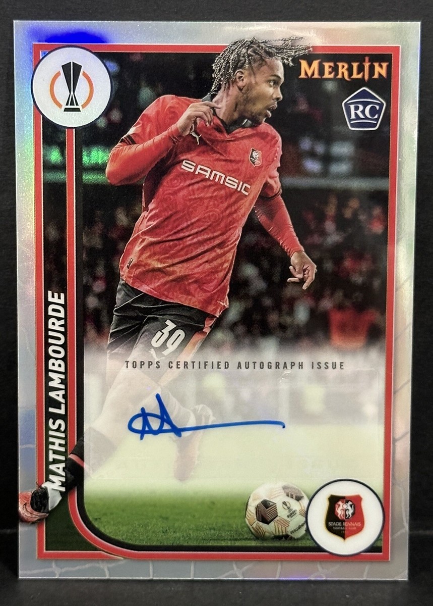 2023-24 Topps Merlin UEFA Club Competitions RC Mathis 2023-24 Topps Merlin UEFA Club Competitions RC Mathis