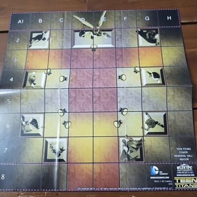 DC Wizkids Teen Titans Tower Memorial / Project Superboy Heroclix Map