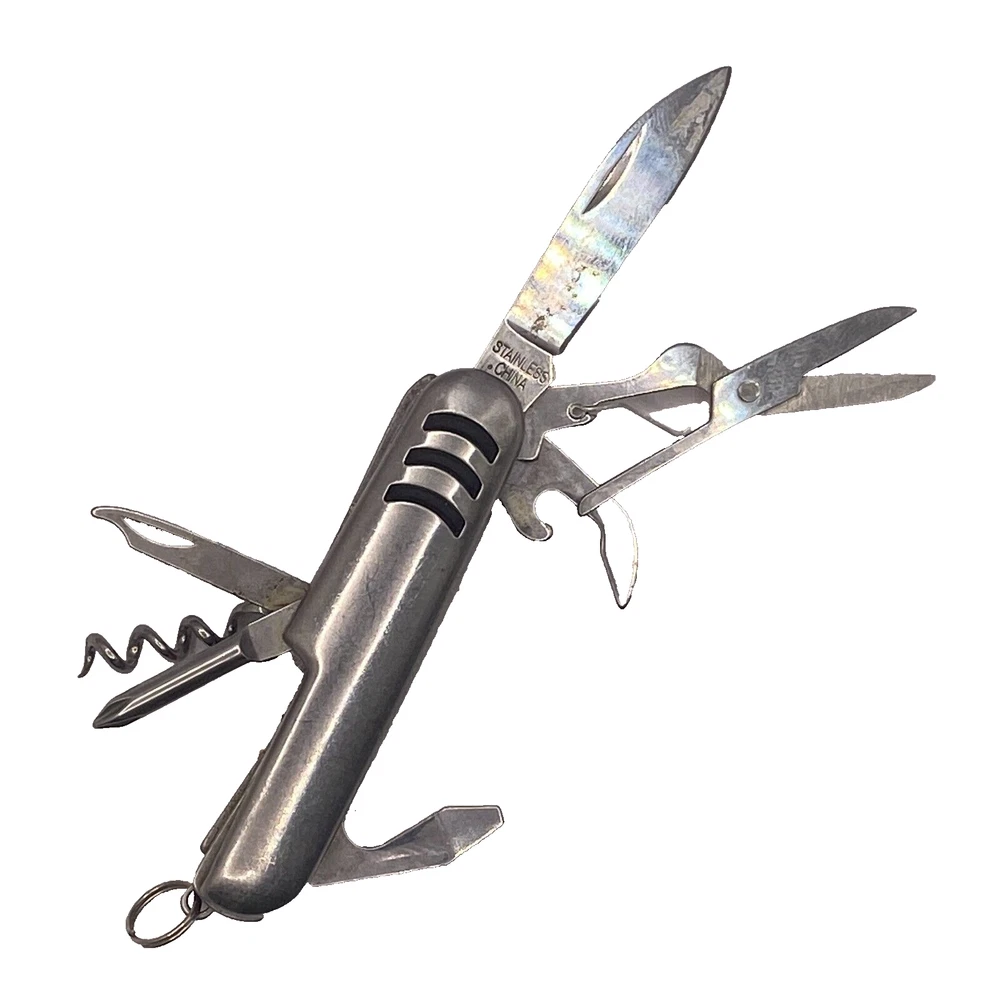 Multi Tool Folding Pocket Knife 2" Blade Bob Marler Automotive Park Hills🔔