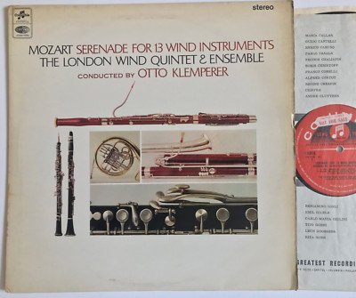 SAX 5259 KLEMPERER Mozart Serenade für Blasinstrumente FACTORY SAMPLE* ED1 S/C