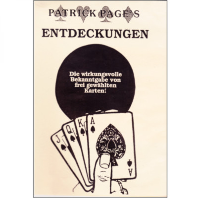 Entdeckungen - Patrick Page - Die Bekanntgabe frei gewählter Karten  (60823)